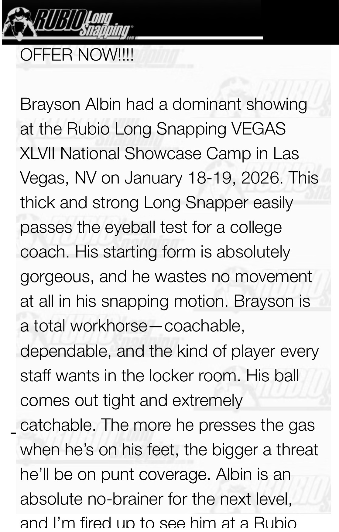 Rubio Vegas 47 Las Vegas, NV